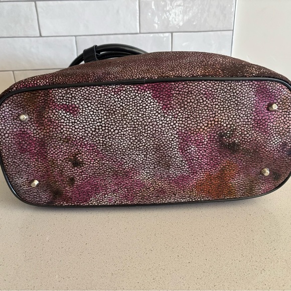 Y2K Beijo Couture Grey Snakeskin Reversible Multi-Color Hobo Purse See Pic EUC - Picture 7 of 14